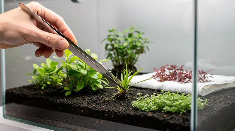 Aquarienpflanzen einsetzen — Schritt für Schritt richtig pflanzen: In-Vitro-Pflanzen richtig einsetzen