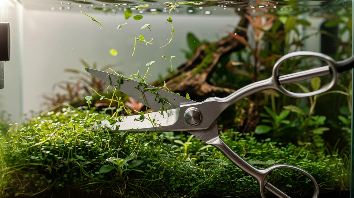 Aquarienpflanzen schneiden — Richtig kürzen und zurückschneiden: Stängelpflanzen schneiden — Kopfsteckling, Neuaustrieb und Verjüngung
