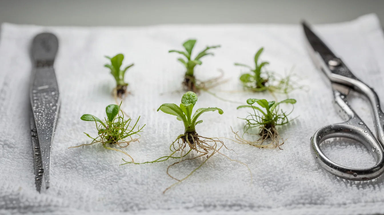 Aquarienpflanzen vermehren — Stecklinge, Ableger und Teilung: Moose und Schwimmpflanzen vermehren