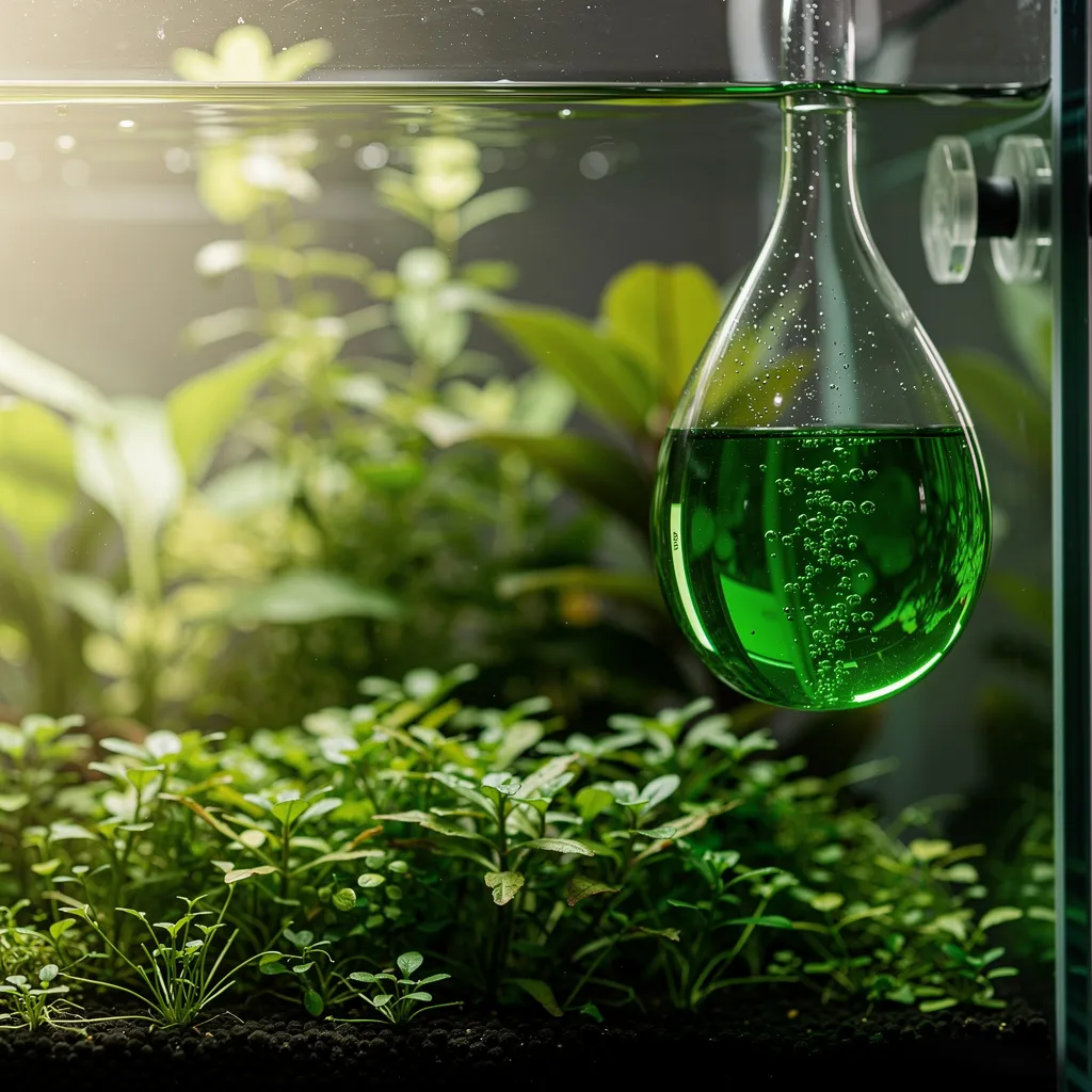 CO2-Überdosierung: Gelber Dropchecker und hektisch schwimmende Garnelen — Sofortmaßnahme nötig