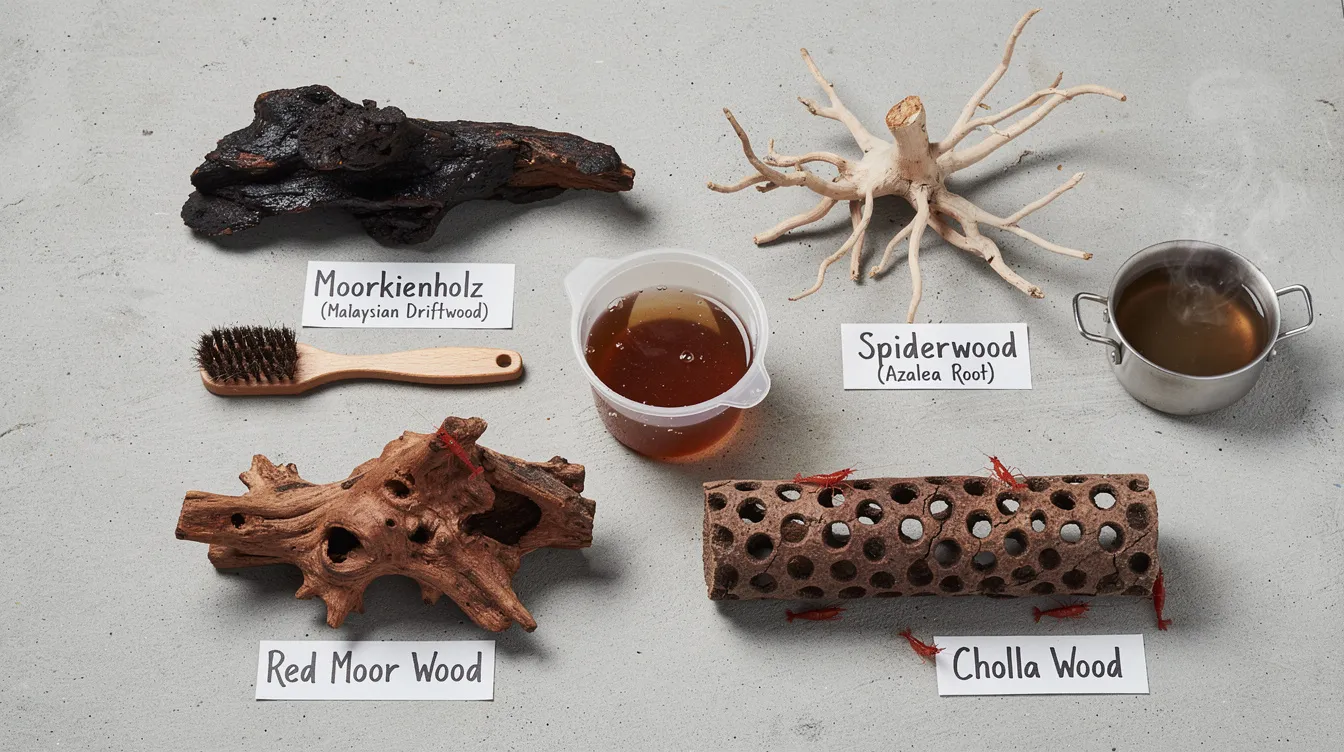 Holz und Wurzeln im Aquascaping: Arten, Vorbereitung und Garnelensicherheit: Holz im Aquarium — Mehr als nur Deko