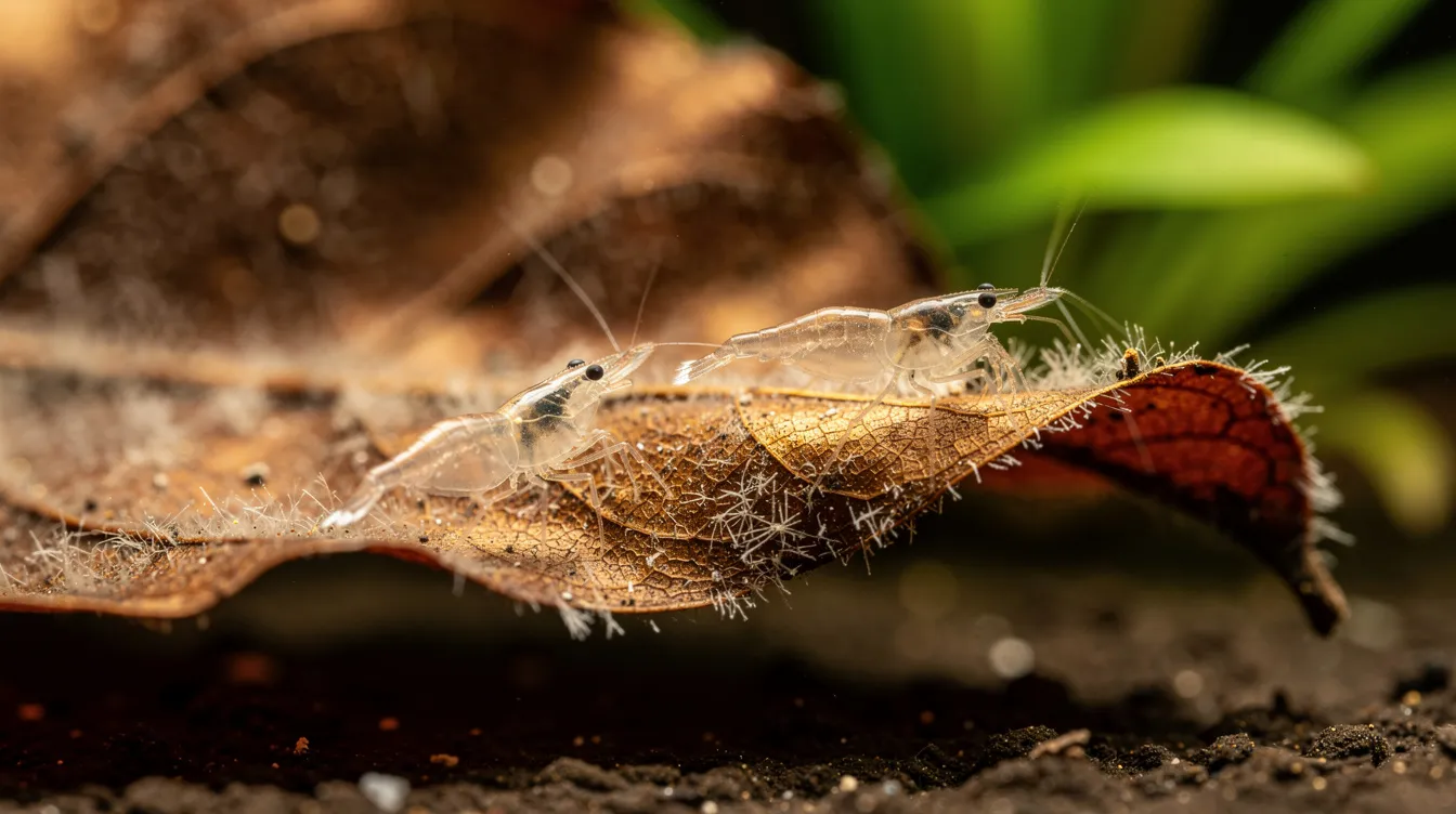 Babygarnelen aufziehen: Futter, Schutz und die ersten Wochen: Die ersten Tage nach dem Schlupf