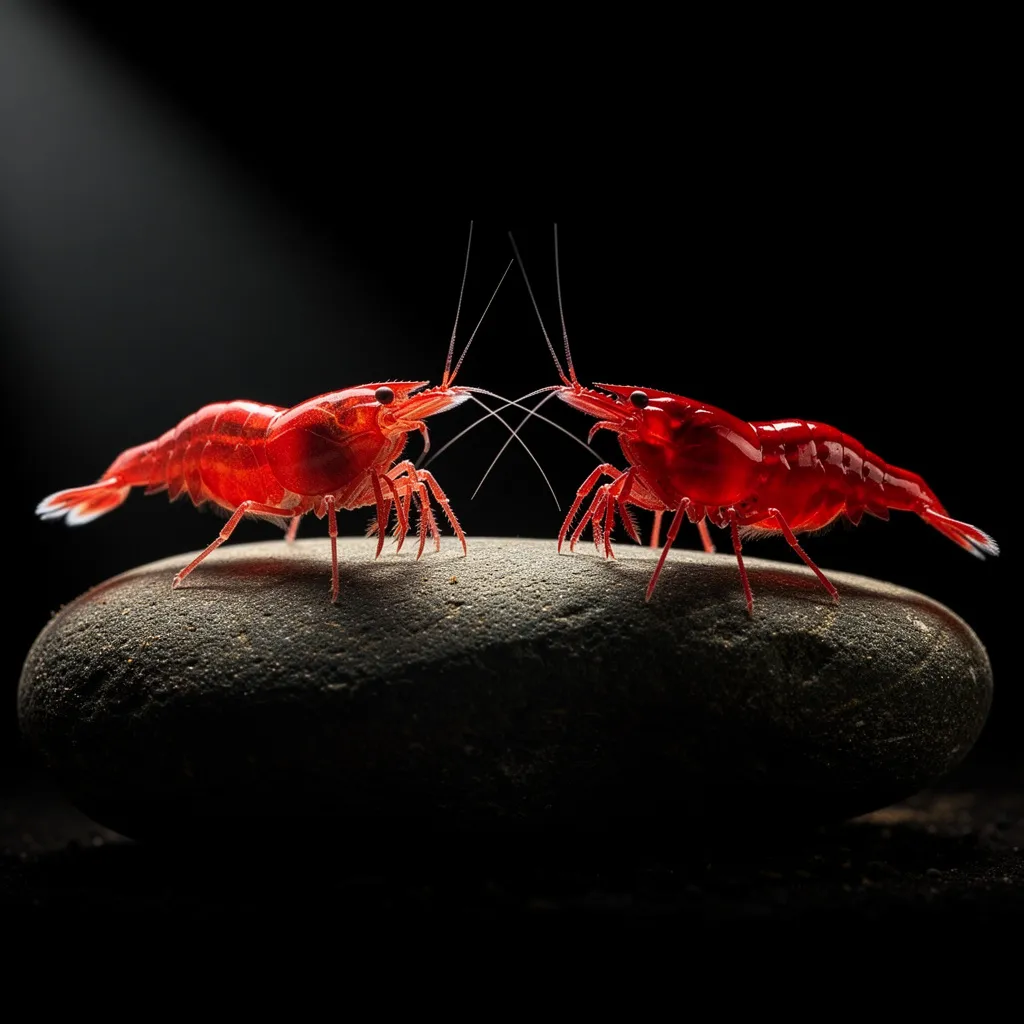 Vergleich Bloody Mary (matt, von innen leuchtend) und Painted Fire Red (glänzend, Panzerfarbe)