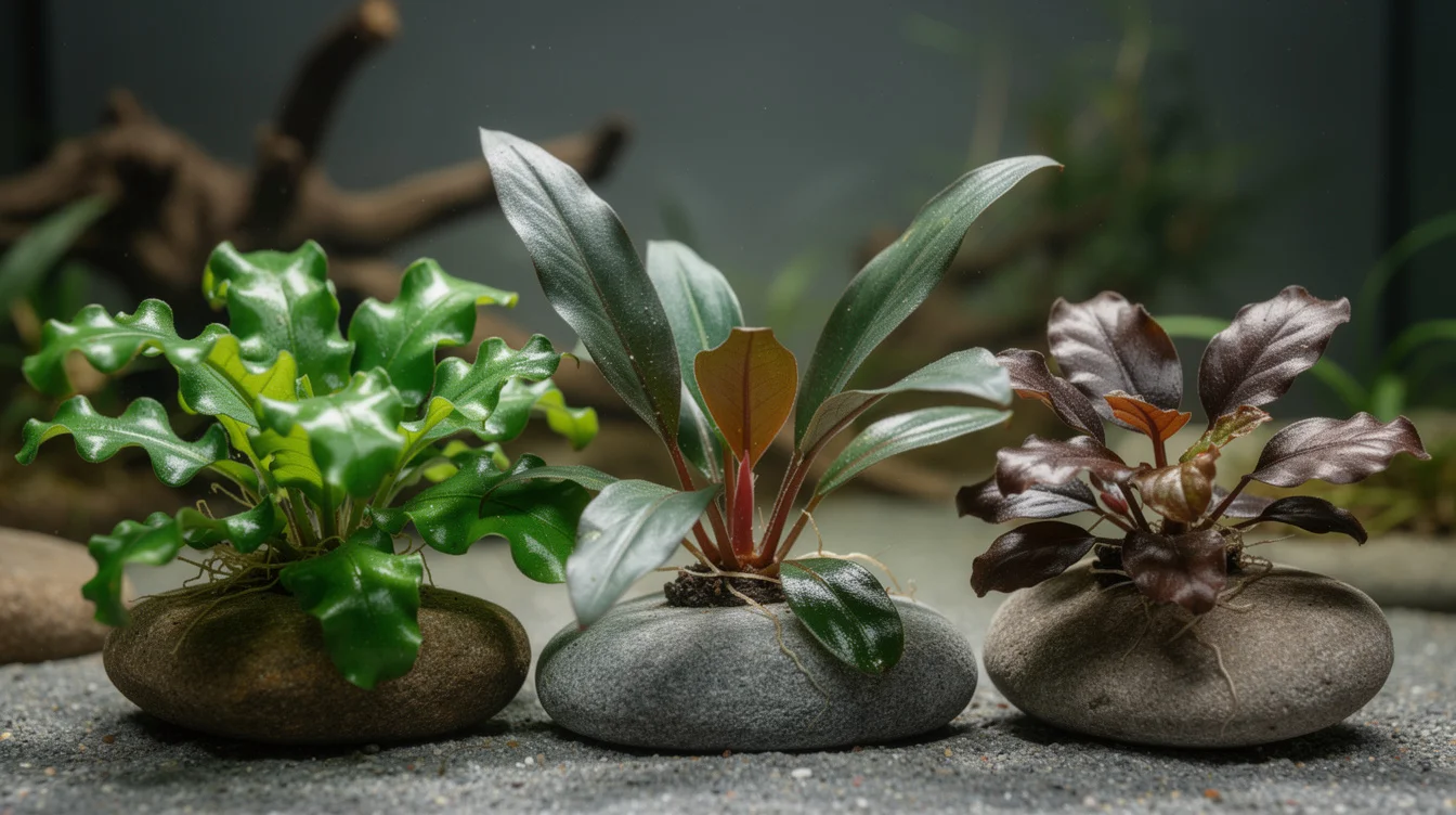 Bucephalandra im Aquarium — Pflege, Arten und Aufbinden: Warum Bucephalandra die perfekte Garnelenpflanze ist