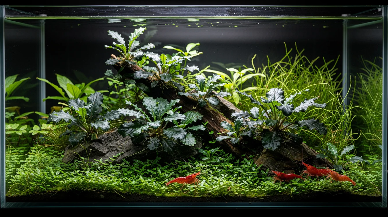 Bucephalandra im Aquarium — Pflege, Arten und Aufbinden: Bucephalandra im Aquascape — Gestaltungstipps