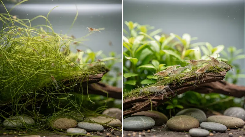 Fadenalgen im Aquarium — Ursachen, Entfernung und Vorbeugung: Fadenalgen manuell entfernen — die Aufwickelmethode