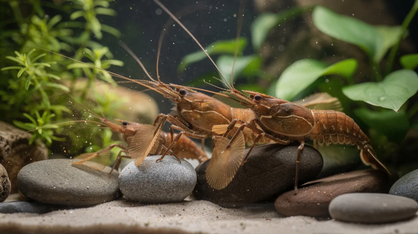 Fächergarnele (Bamboo Shrimp): Herkunft & Lebensweise