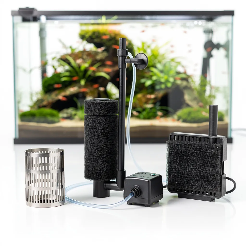 Garnelensichere Filter im Vergleich: Schwammfilter, Mattenfilter und Ansaugschutz für Außenfilter