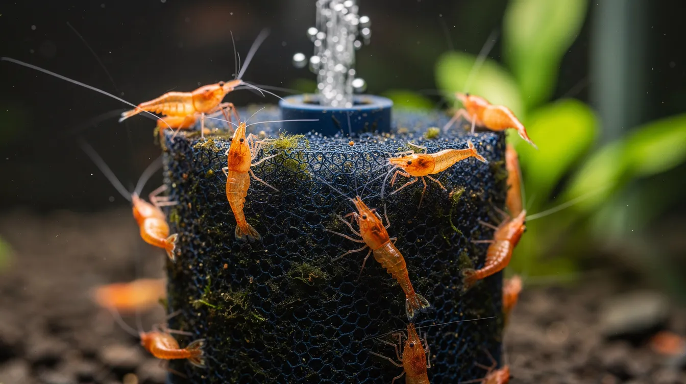 Filter für Garnelenbecken: HMF, Schwammfilter & Co.: Warum Garnelen spezielle Filter brauchen