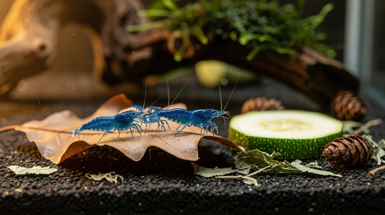 Garnelen füttern — Was, wann und wie viel: Was Garnelen eigentlich fressen