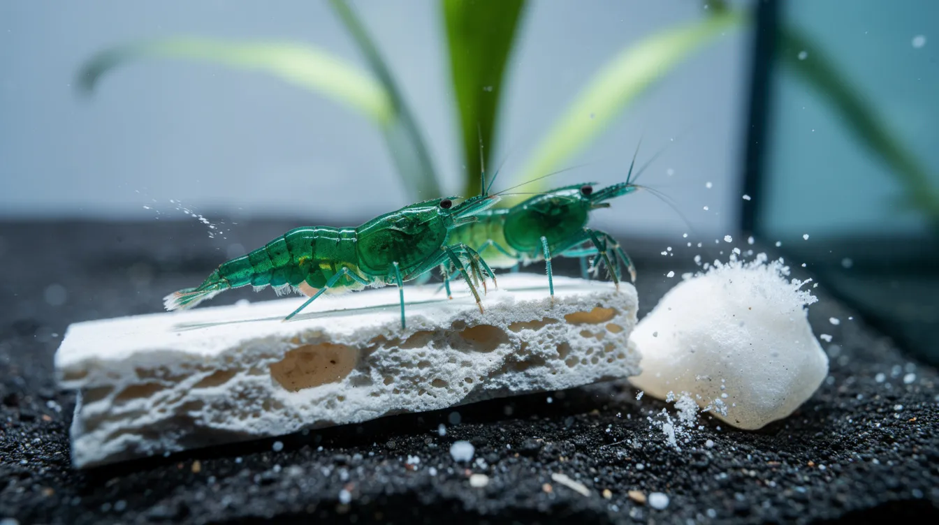 Garnelen füttern — Was, wann und wie viel: Mineralien — was dein Leitungswasser nicht liefert