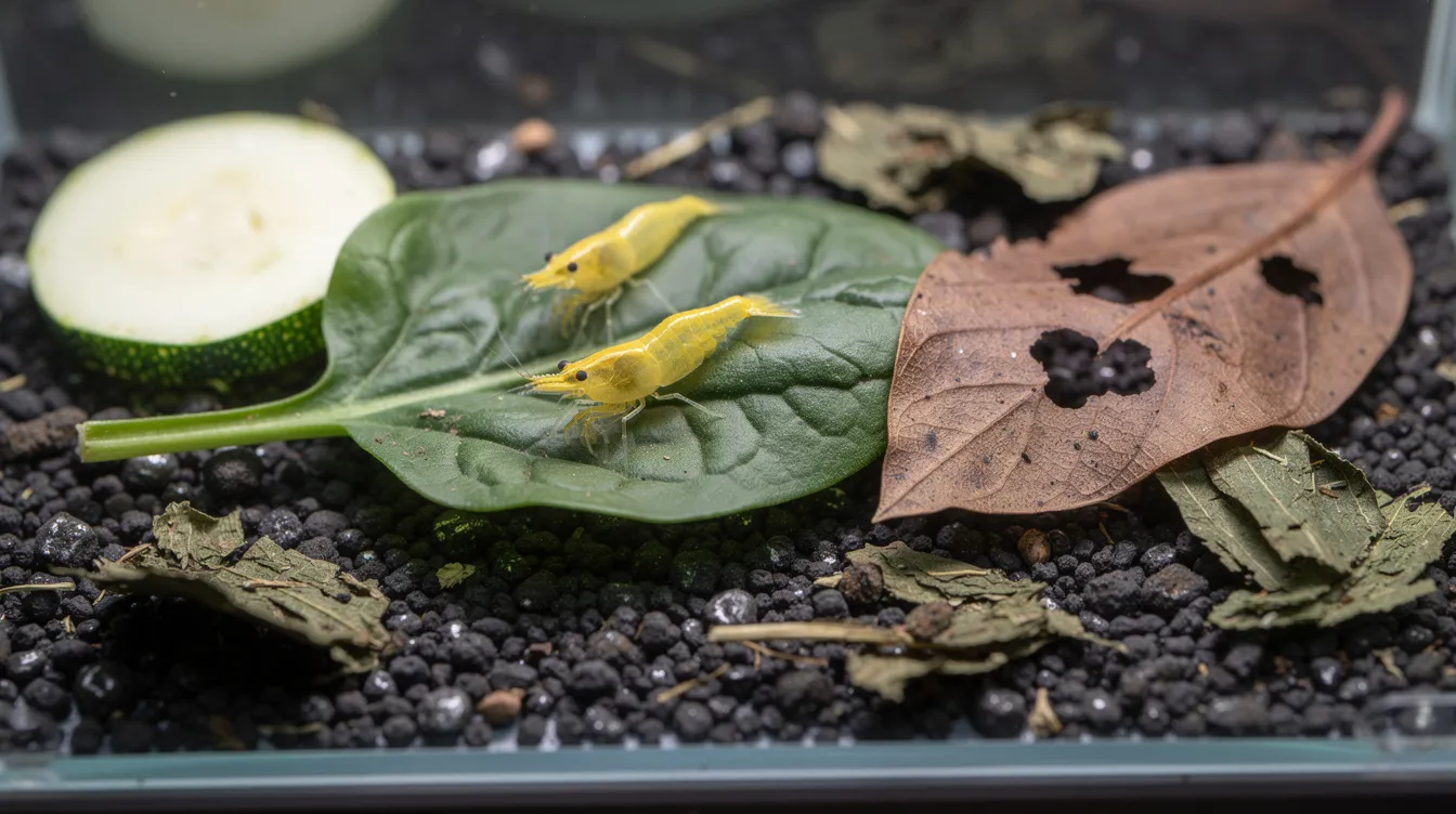 Garnelen richtig füttern: Was, wie oft, wie viel: Naturkost: Küche statt Zoohandlung