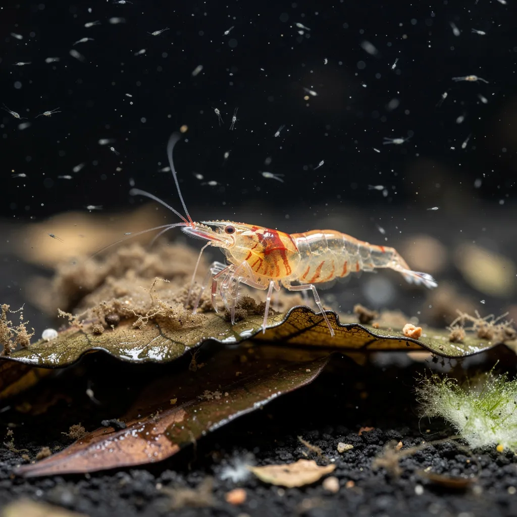 Gesunder Mikrokosmos im Garnelenbecken — Copepoden und Mulm als Lebenszeichen