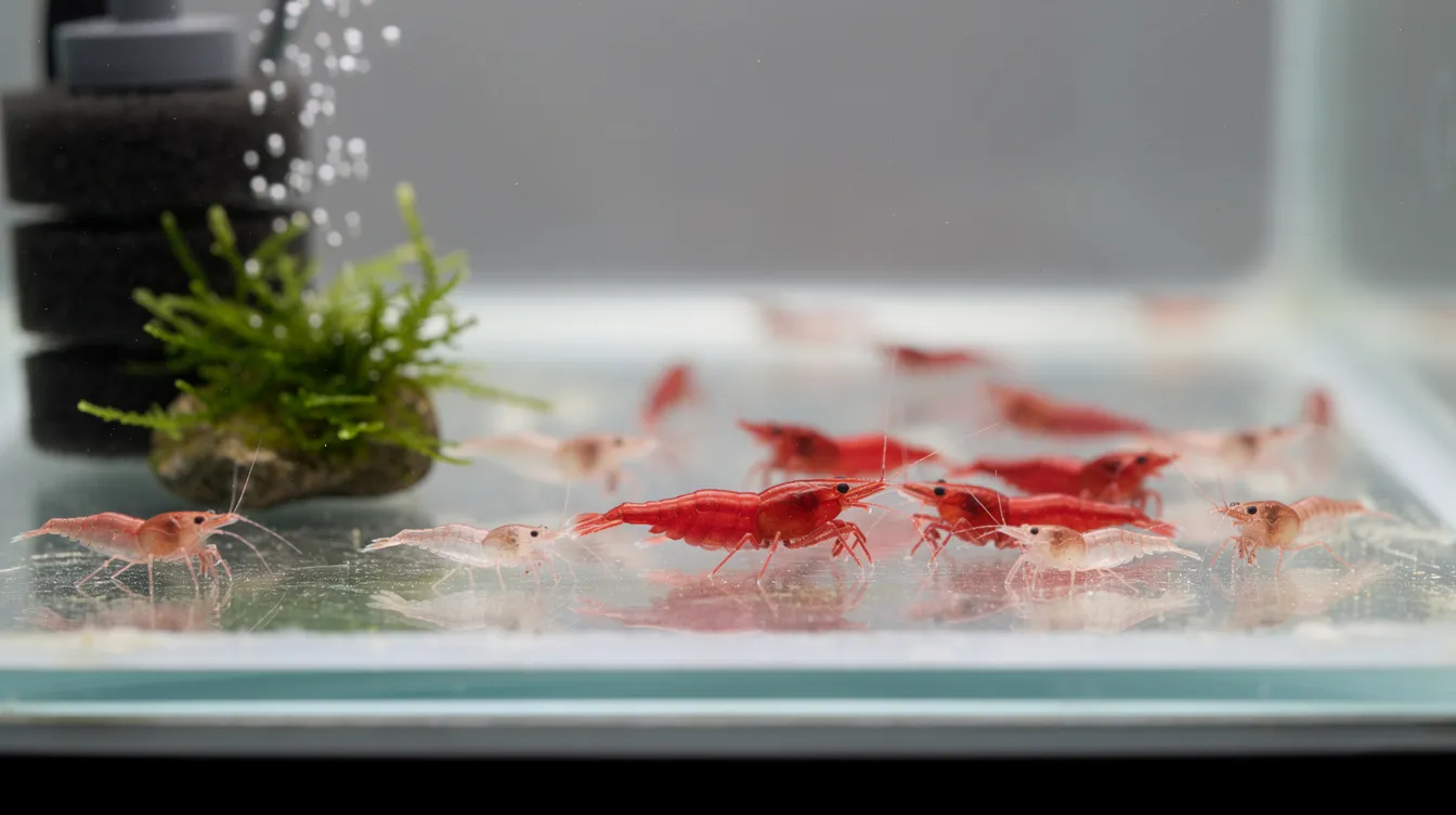 Garnelen-Population kontrollieren: Wenn es zu viele werden: Fütterung reduzieren — der einfachste Hebel