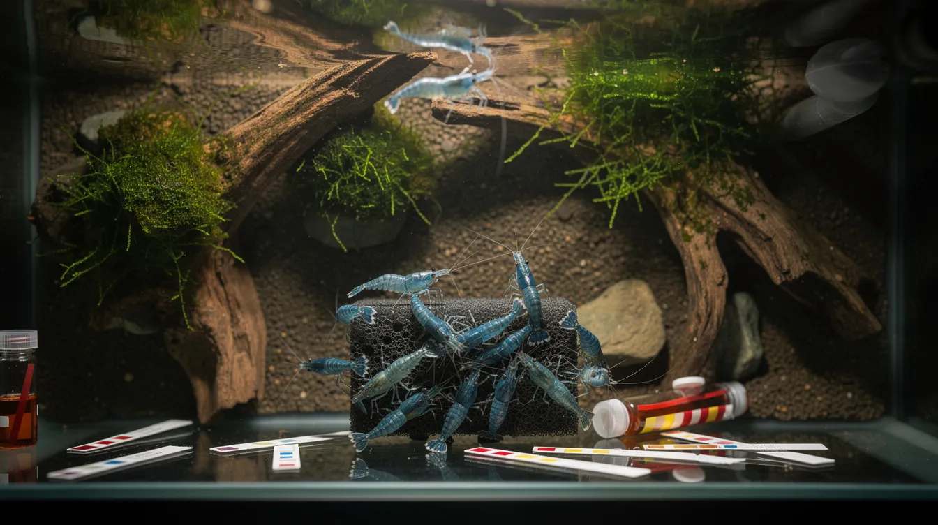 Garnelen sterben — Soforthilfe & Ursachen: Ruhe bewahren — aber schnell handeln