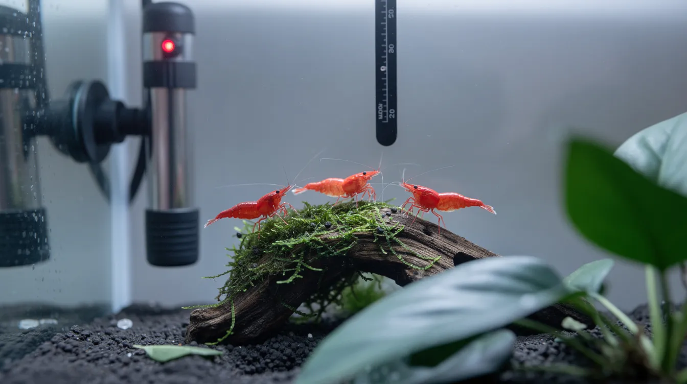 Temperatur im Garnelenbecken: Heizen, Kühlen, Stabilität: Im Sommer kühlen