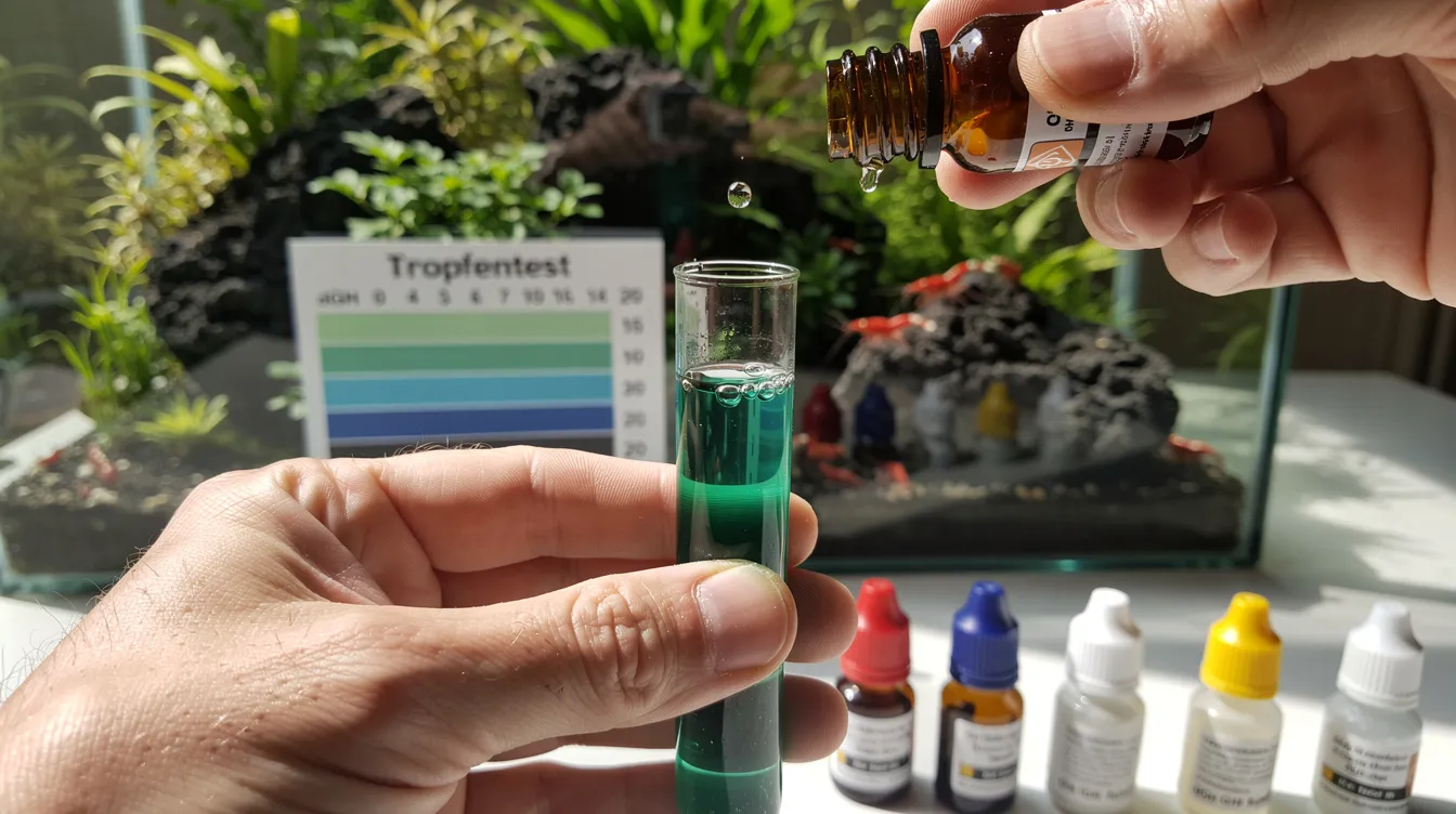 Wassertests für Garnelen: Tropfen, Streifen oder digital?: Welche Parameter musst du testen?