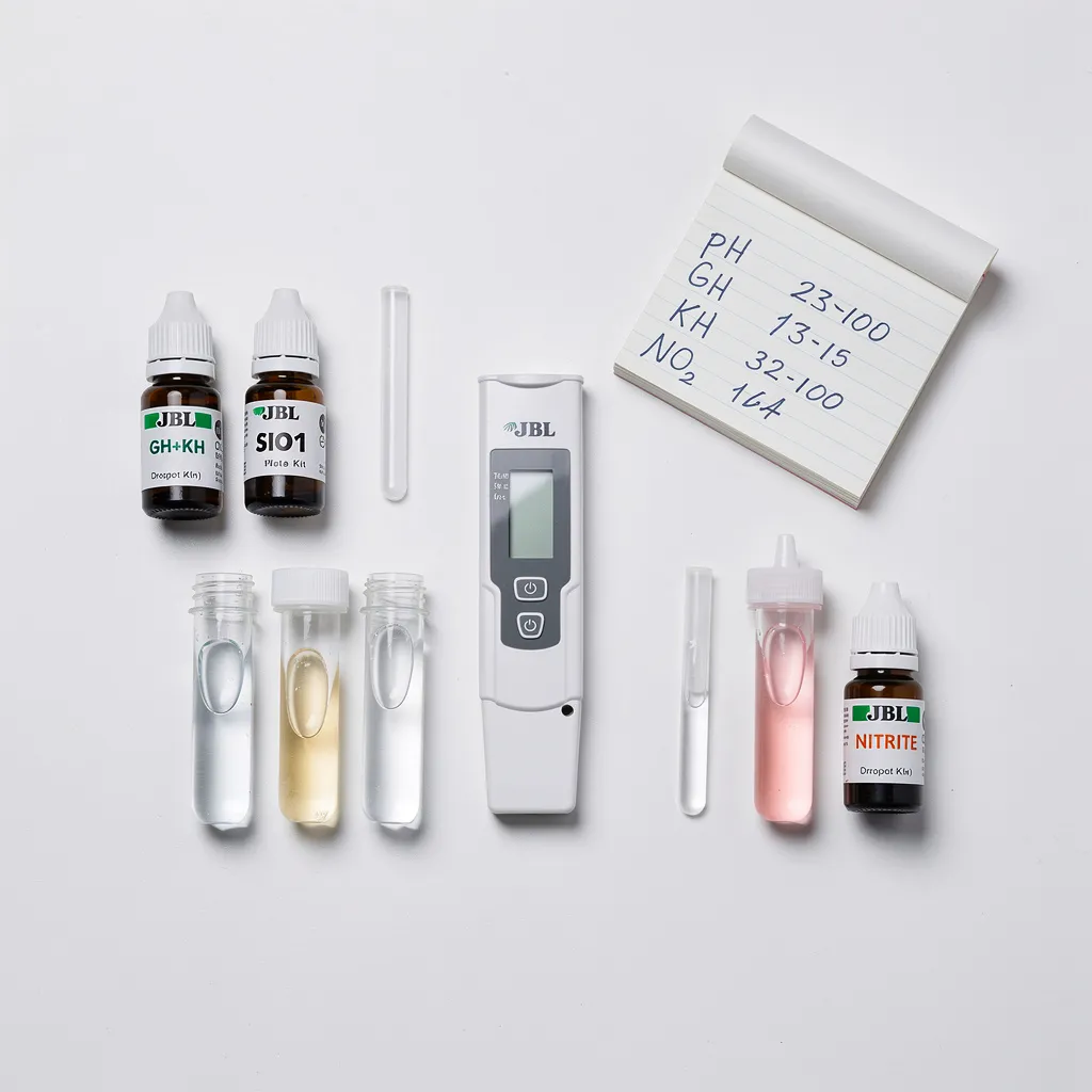 Das Minimum-Testkit für Garnelen: TDS-Meter, GH/KH-Tropfentest und Nitrit-Test