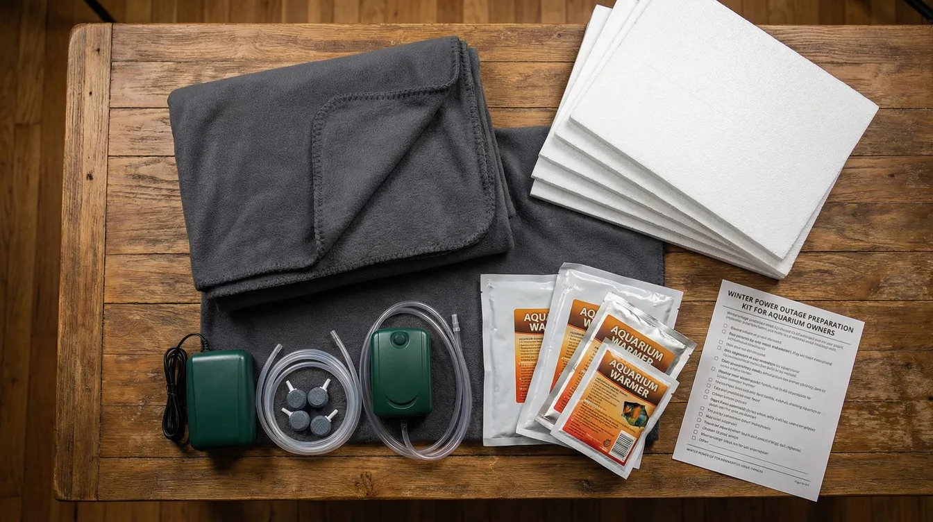 Notfall-Ausrüstung für Stromausfall: Batteriepumpe, Wärmepads, Styropor und Decke