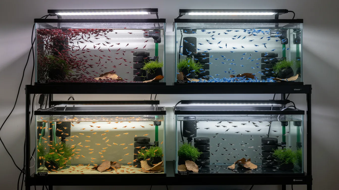 Welche Beckengröße für Garnelen? 10, 20 oder 30 Liter: 20–30 Liter: Der Sweet Spot