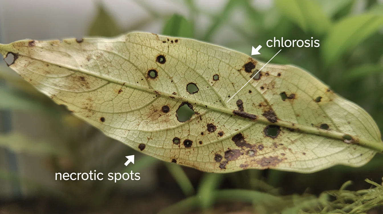 Javafarn im Aquarium — Pflege, Sorten und Vermehrung: Braune Punkte am Javafarn — kein Grund zur Panik