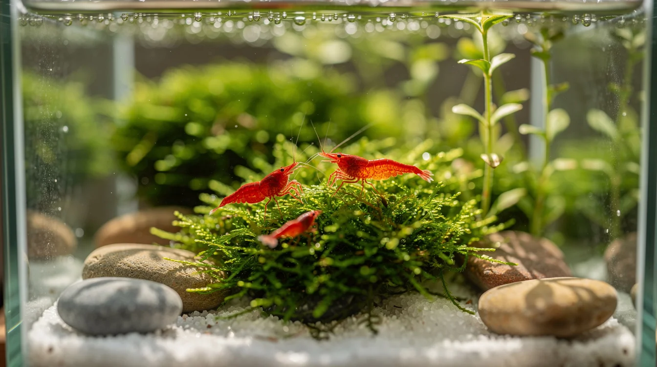 Javafarn im Aquarium — Pflege, Sorten und Vermehrung: Javafarn und Garnelen — warum diese Kombination so gut funktioniert