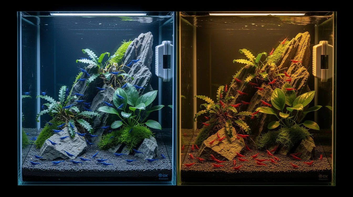 LED-Beleuchtung für Garnelenaquarien: Licht, Spektrum und Praxis: Warum LED die beste Wahl ist