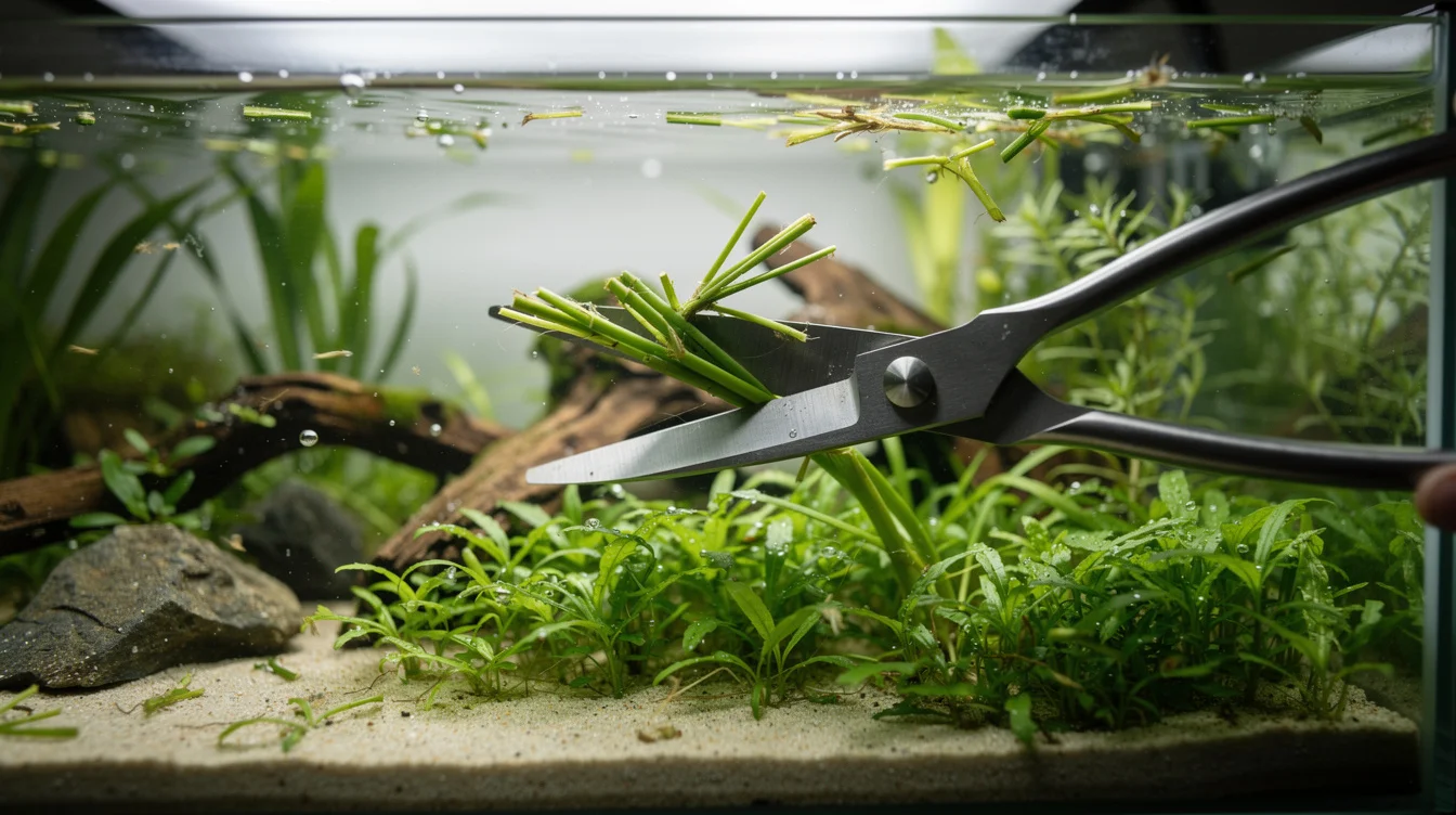 Nano-Aquarium bepflanzen: Pflege und Rückschnitt im Nano — wenig Aufwand, große Wirkung