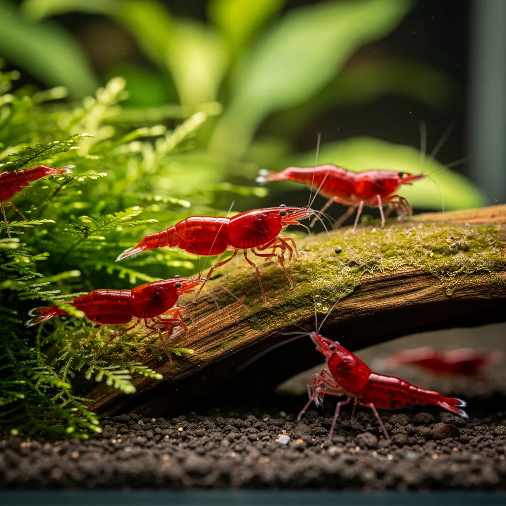 Neocaridina-Garnelen im eingefahrenen Becken — Verstecke und Aktivität in den ersten Wochen