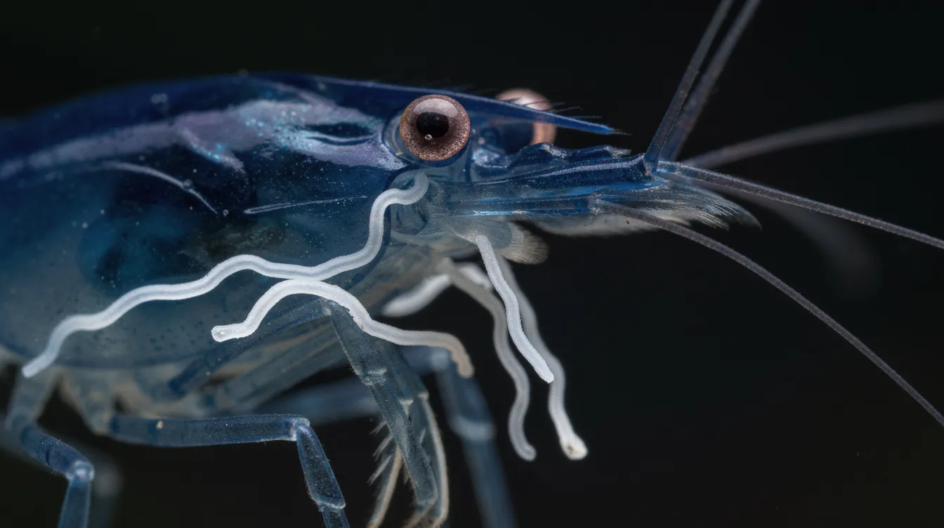 Parasiten bei Neocaridina: Scutariella japonica