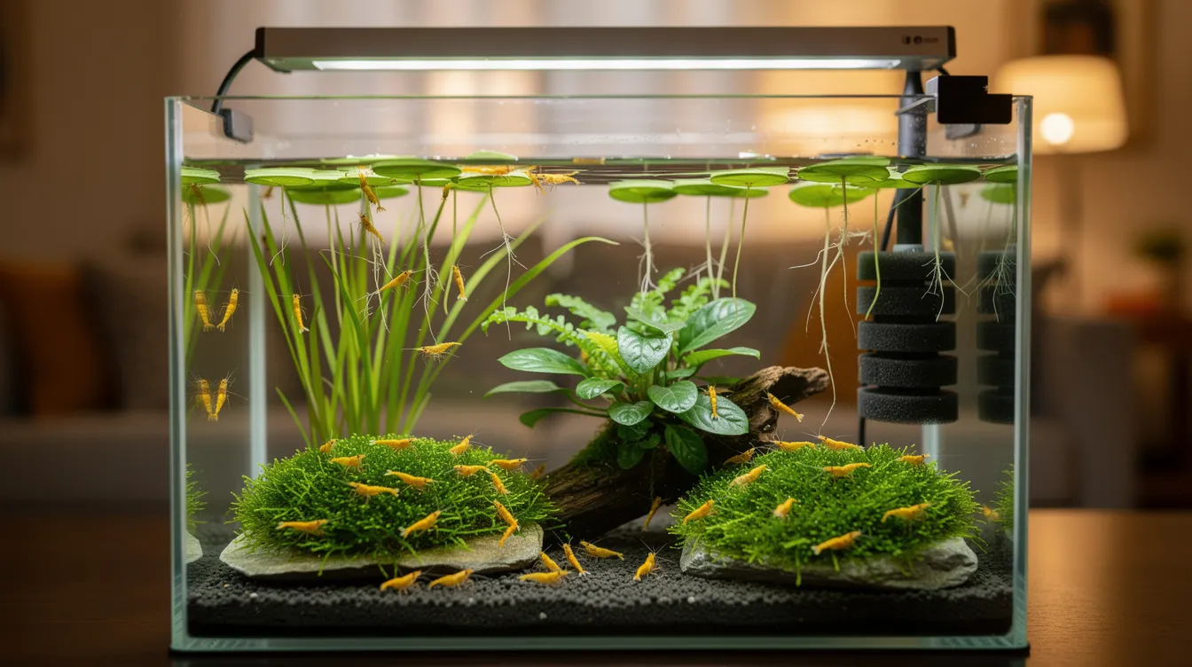 Pflanzen ohne CO2 — Low-Tech-Bepflanzung fürs Garnelenbecken: Was CO2 im Aquarium macht — und warum es ohne geht