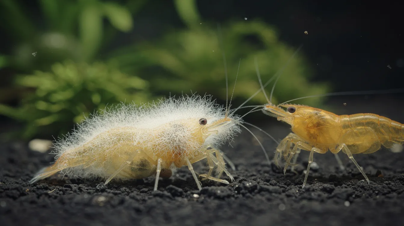 Pilzerkrankungen bei Garnelen: Häufige Pilzarten