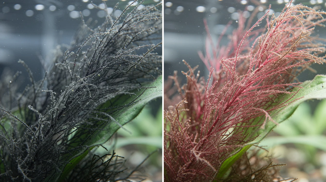 Pinselalgen im Aquarium — erkennen, Ursachen beheben, garnelensicher behandeln: CO2-Mangel — die Hauptursache verstehen