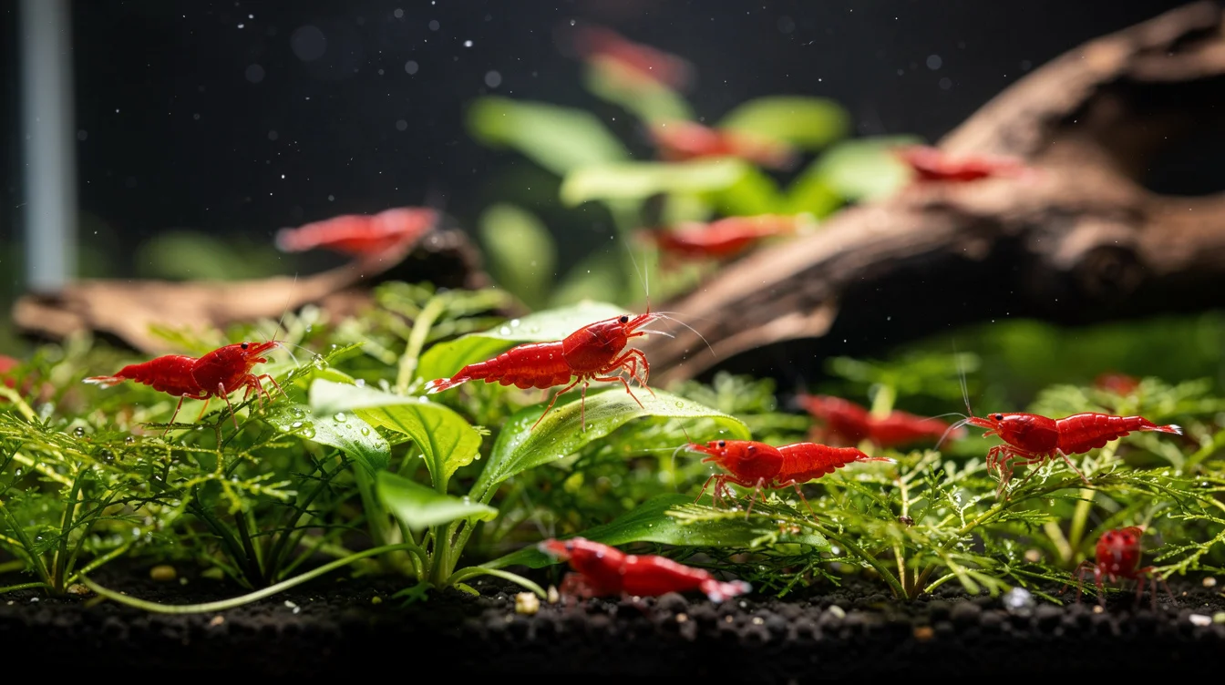 Pinselalgen im Aquarium — erkennen, Ursachen beheben, garnelensicher behandeln: Pinselalgen und Garnelen — die besondere Situation