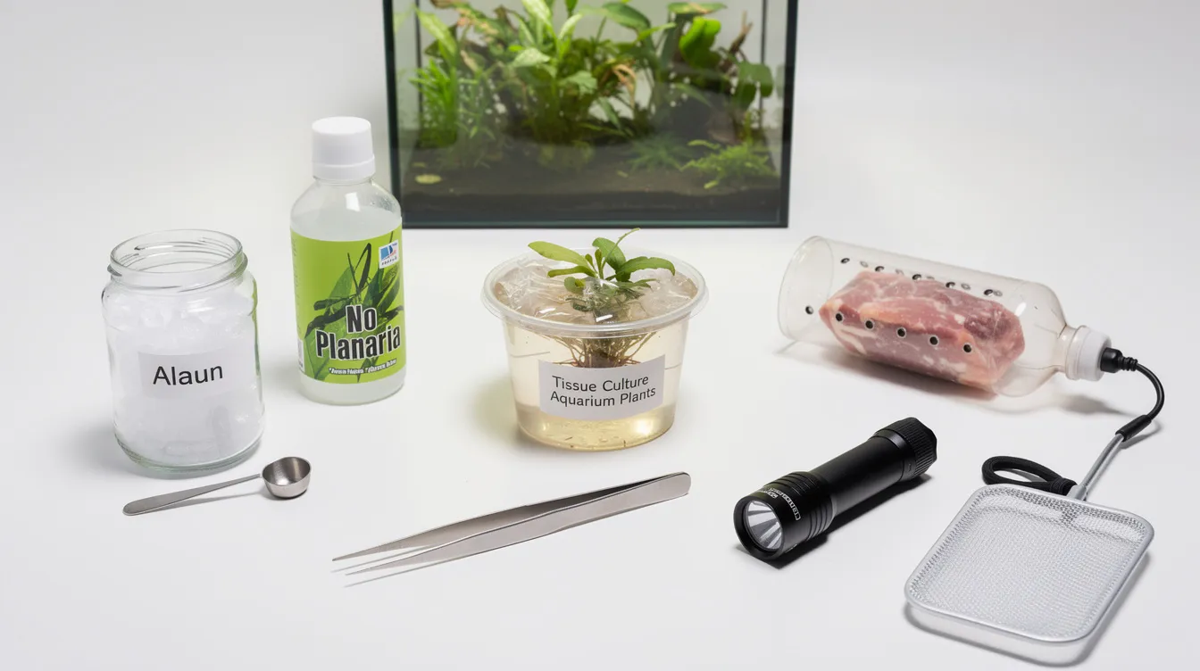 Planarien, Hydra & Co.: Schädlinge im Garnelenaquarium: Planarien: Erkennen und bekämpfen