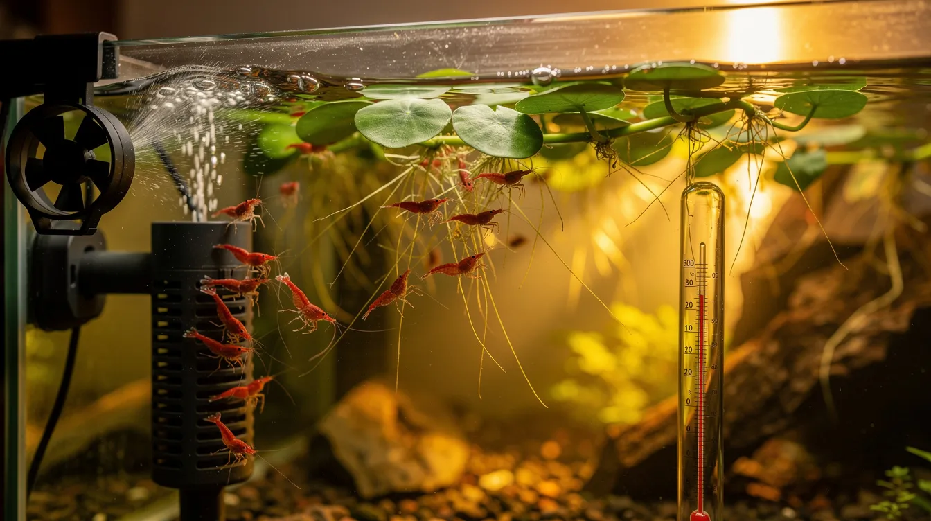 Sauerstoff im Garnelenaquarium: Belüftung, Oxydator & Notfalltipps: Anzeichen von Sauerstoffmangel