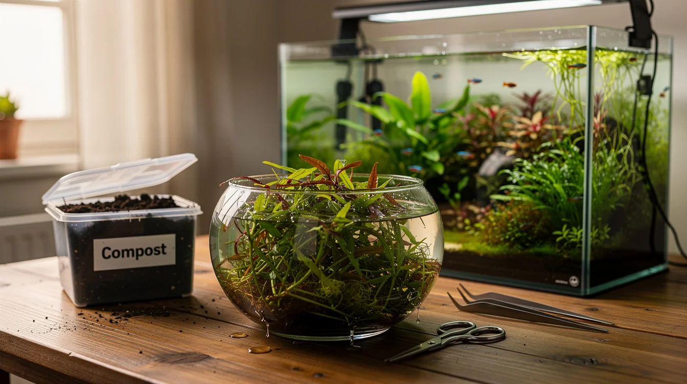 Schnellwachsende Aquarienpflanzen — Top 10 gegen Algen im Garnelenbecken: Die Top 10 schnellwachsenden Aquarienpflanzen mit Wachstumsraten