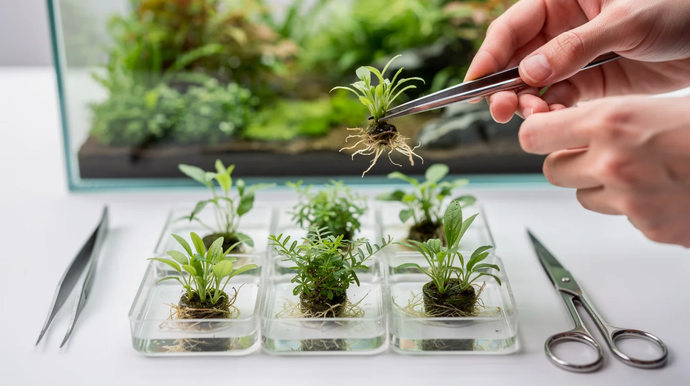 Stängelpflanzen im Aquarium — Arten, Pflege und Rückschnitt: Kopfstecklinge — die Holland-Methode