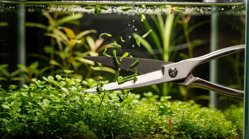 Stängelpflanzen im Aquarium — Arten, Pflege und Rückschnitt: Rückschnitt-Techniken für buschigen Wuchs