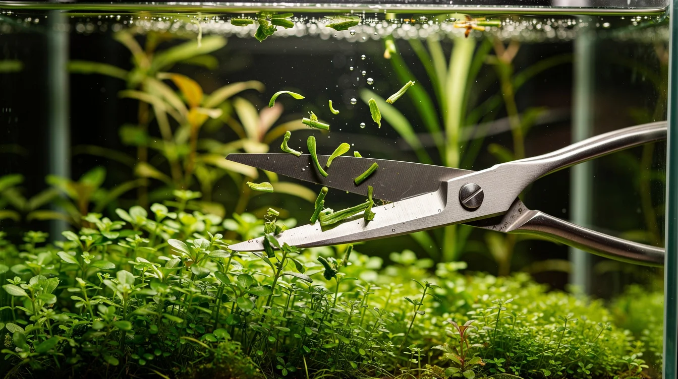 Stängelpflanzen im Aquarium — Arten, Pflege und Rückschnitt: Rückschnitt-Techniken für buschigen Wuchs